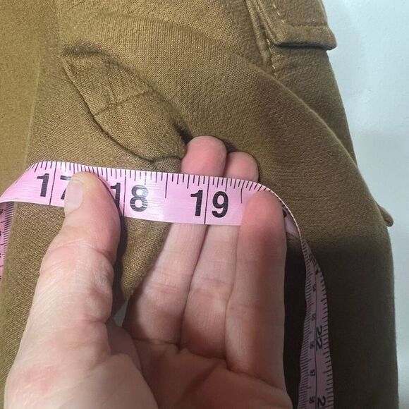 Zara Trafaluc Outerwear Brown Green Cozy Lined Jacket Sz M Poly/Nylon Shell - Picture 6 of 14